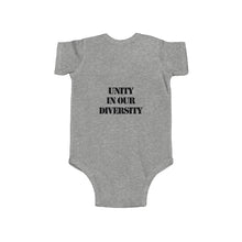 Load image into Gallery viewer, &quot;UNITY IN OUR DIVERSITY&quot; Infant Bodysuit