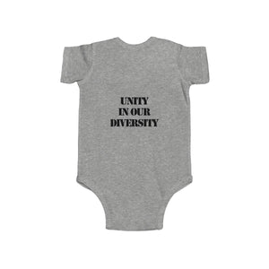 "UNITY IN OUR DIVERSITY" Infant Bodysuit