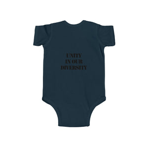 "UNITY IN OUR DIVERSITY" Infant Bodysuit