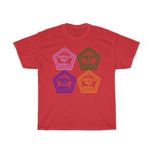 Impala Boss Heavy Cotton Tee —logo in four colors