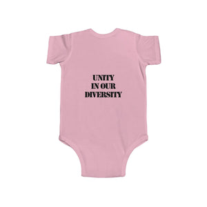 "UNITY IN OUR DIVERSITY" Infant Bodysuit