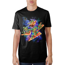 Load image into Gallery viewer, Teenage Mutant Ninja Turtles Pizza Surfing In Space T-Shirt