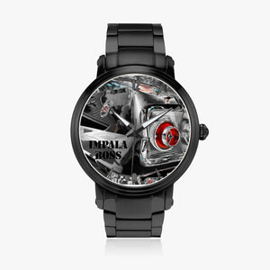 213.IMPALA BOSS BRANDED, New Steel Strap Automatic Watch (With Indicators)