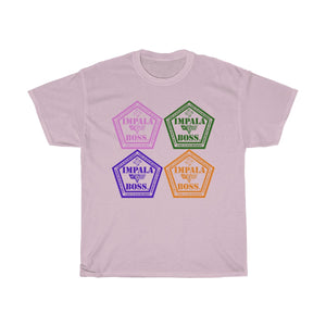 Impala Boss Heavy Cotton Tee —logo in four colors