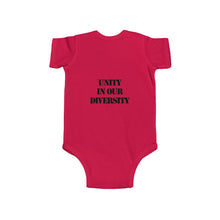 Load image into Gallery viewer, &quot;UNITY IN OUR DIVERSITY&quot; Infant Bodysuit