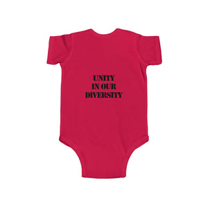 "UNITY IN OUR DIVERSITY" Infant Bodysuit