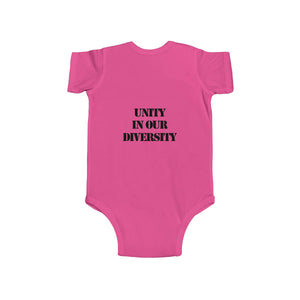 "UNITY IN OUR DIVERSITY" Infant Bodysuit